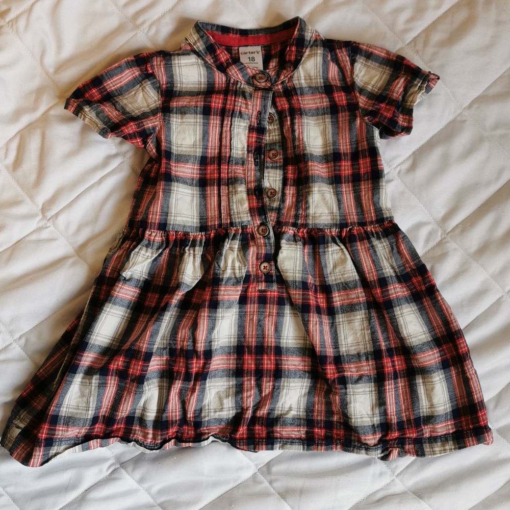 Carter's 18 month plaid dress